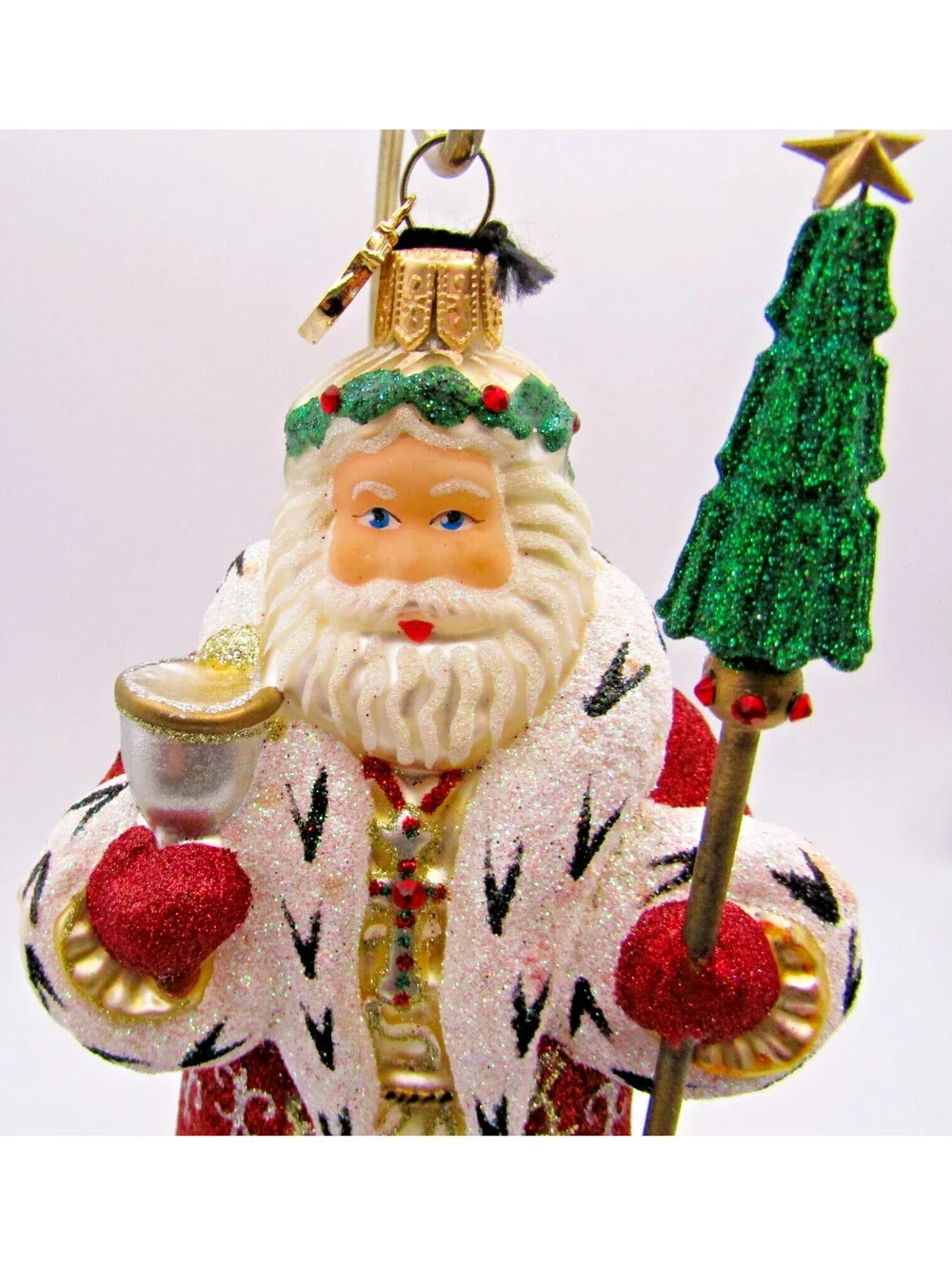 Reed & Barton Pere Noel Signature Santa Ornament Original Box and Tag C4114G